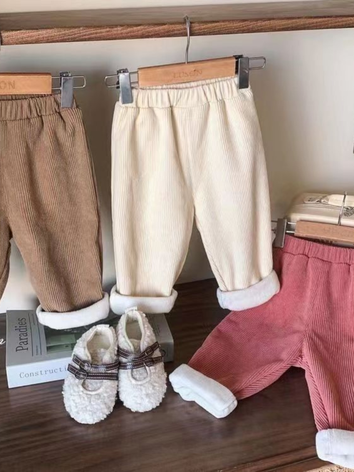 Corduroy Pant Warm - Pantaloni Casual Invernali in Velluto a