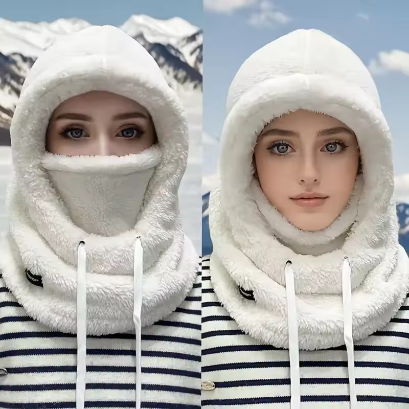 Balaclava Ski Mask - Passamontagna termico caldo antivento Cappuccio da