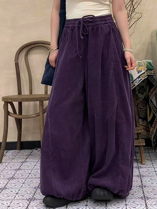 Corduroy Pant Warm - Pantaloni a gamba larga in velluto