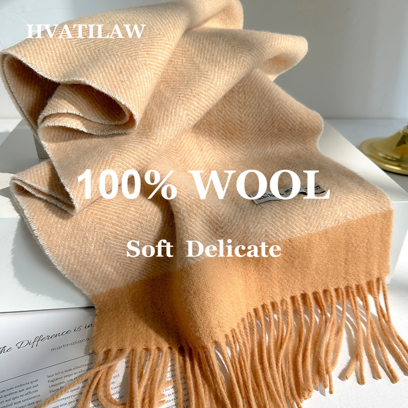 Wool Scarf Men - Sciarpa 100% Pura Lana per Uomo