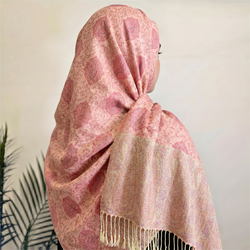 Sciarpa Vintage Rosa Cipria co - Shawl Wrap Winter recensione e prezzo