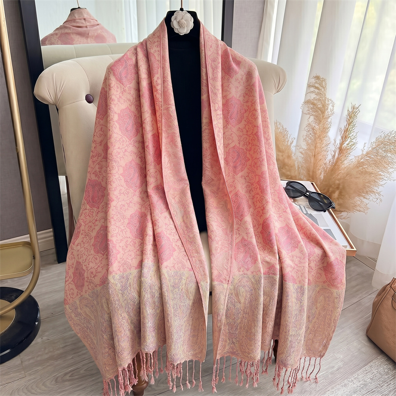 Sciarpa Vintage Rosa Cipria co - Shawl Wrap Winter recensione e prezzo