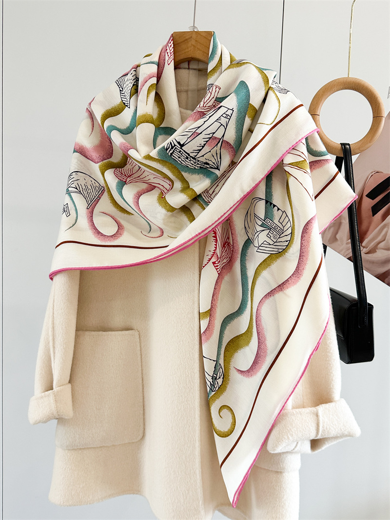 Sciarpa Doppia Faccia 135CM, L - Shawl Wrap Winter recensione e prezzo