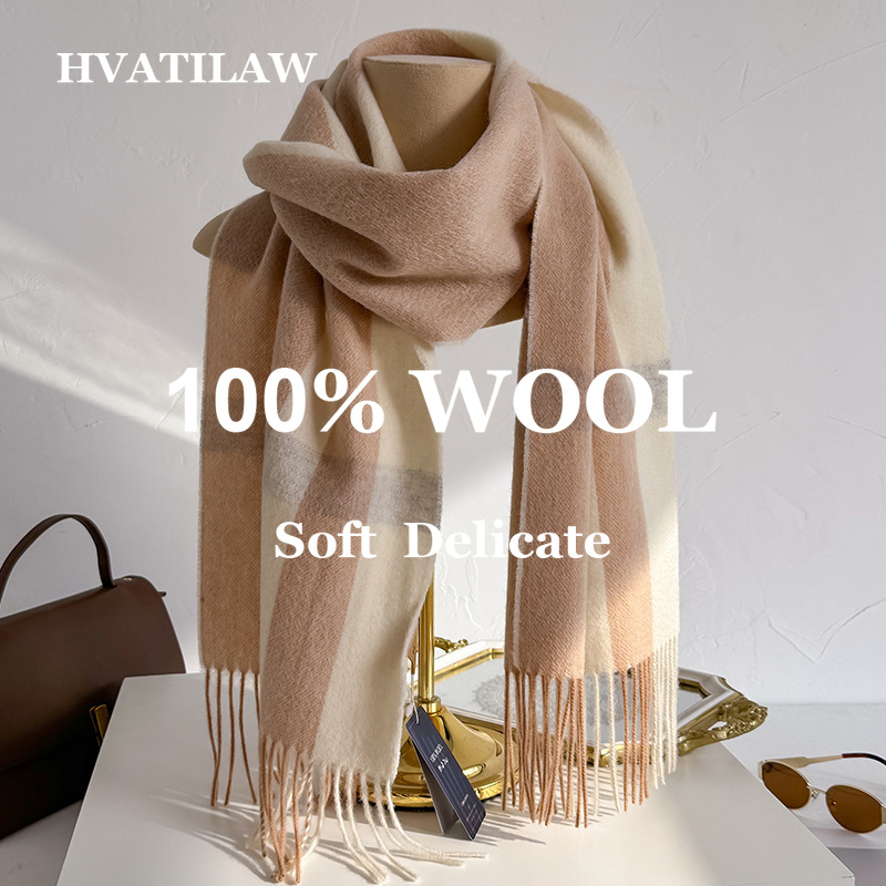 Sciarpa a Quadri 100% Lana per - Wool Scarf Men recensione e prezzo