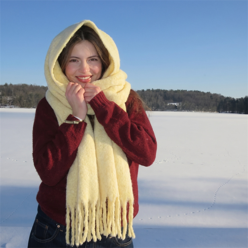 Sciarpa in Mohair Solido da Do - Shawl Wrap Winter recensione e prezzo