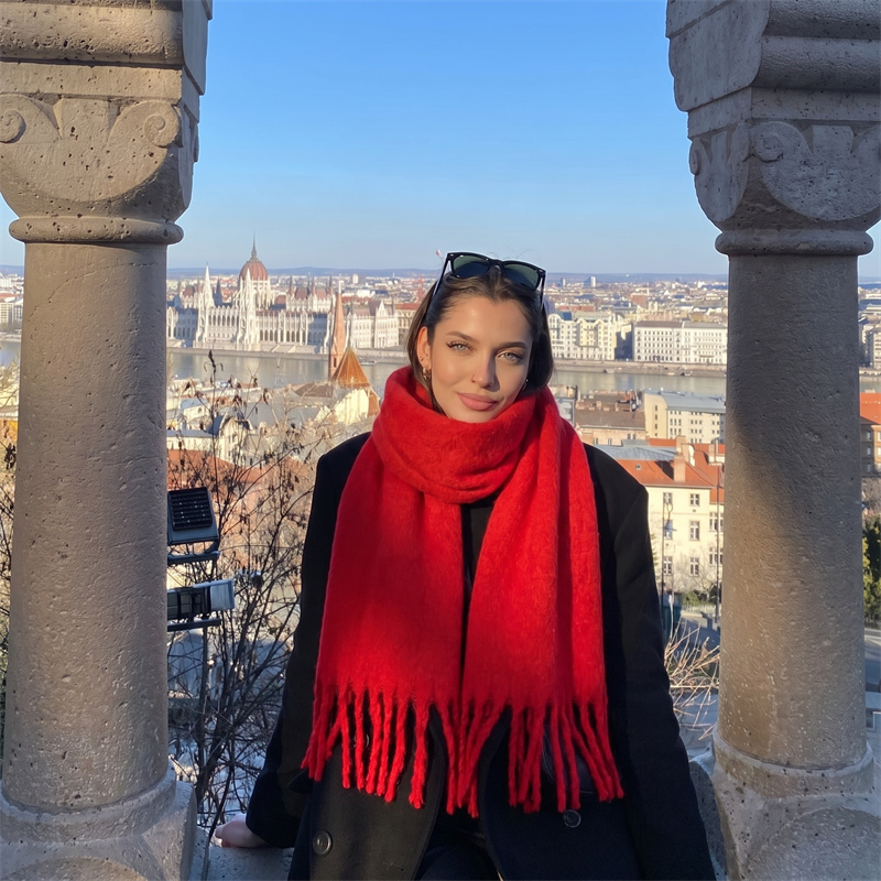 Sciarpa in Mohair Solido da Do - Shawl Wrap Winter recensione e prezzo