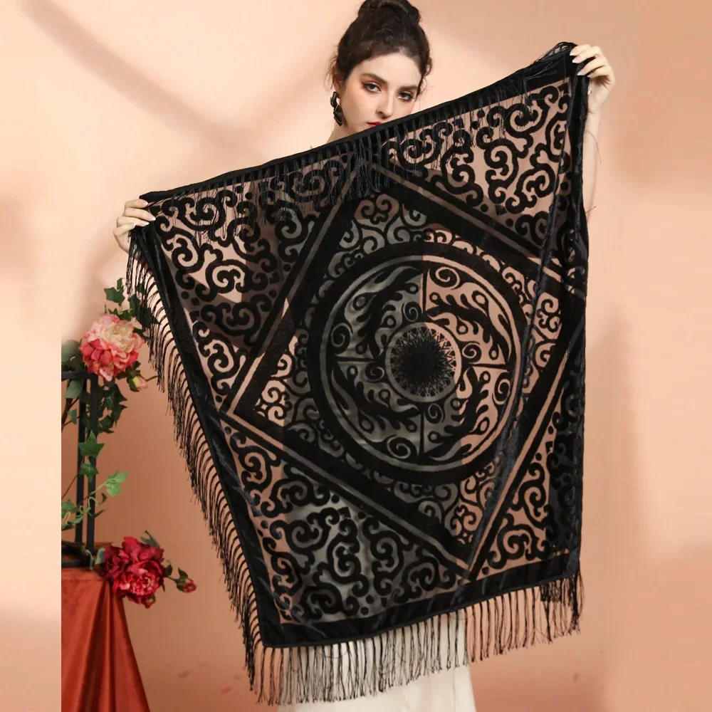 Scialle jacquard in velluto AW - Shawl Wrap Winter recensione e prezzo